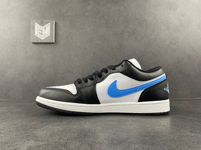 Jordan 1 Low Black University Blue White (W) - DRIP DOS ARTISTAS