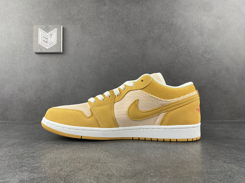 Jordan 1 Low SE Twine Orange Quartz Corduroy - DRIP DOS ARTISTAS