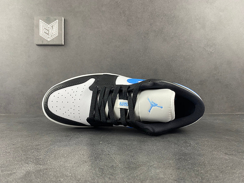 Jordan 1 Low Black University Blue White (W) - DRIP DOS ARTISTAS