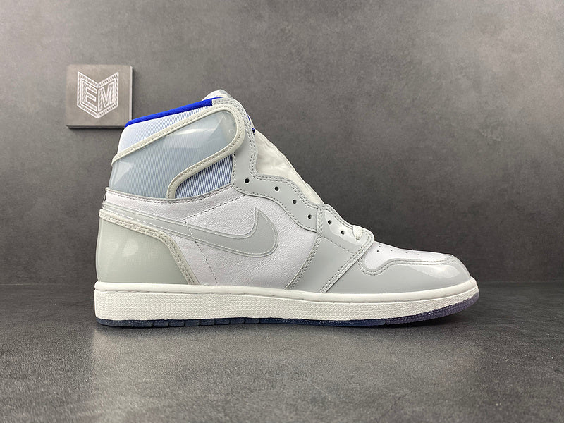Air Jordan 1 Retro High Zoom White Racer Blue - DRIP DOS ARTISTAS
