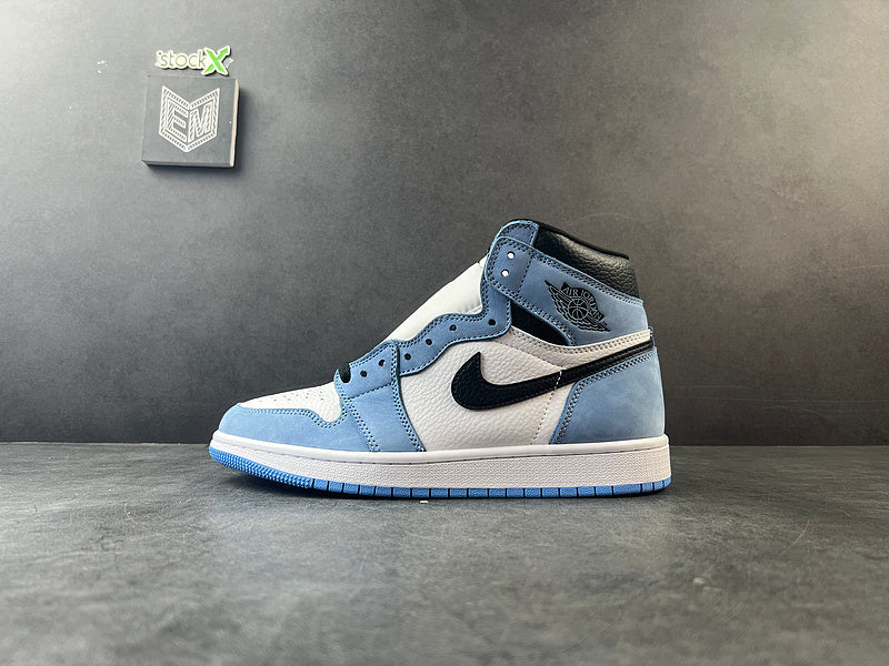 Air Jordan 1 Retro High White University Blue Black - DRIP DOS ARTISTAS