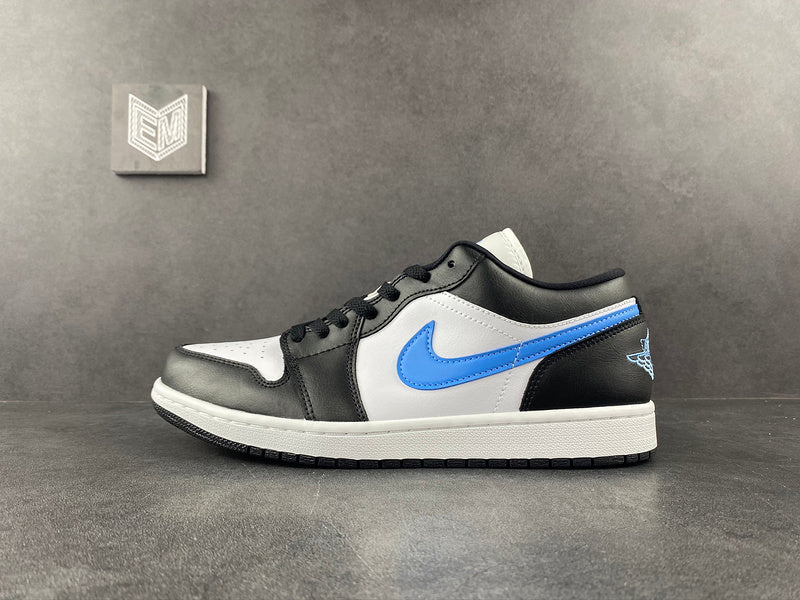 Jordan 1 Low Black University Blue White (W) - DRIP DOS ARTISTAS