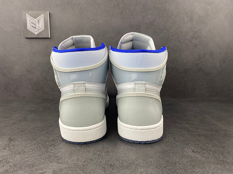 Air Jordan 1 Retro High Zoom White Racer Blue - DRIP DOS ARTISTAS