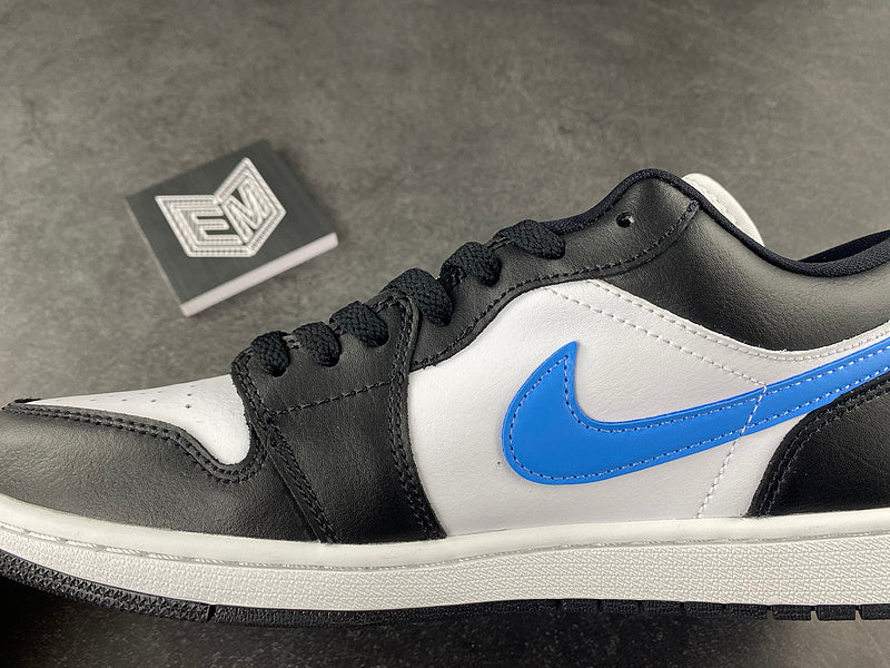 Jordan 1 Low Black University Blue White (W) - DRIP DOS ARTISTAS