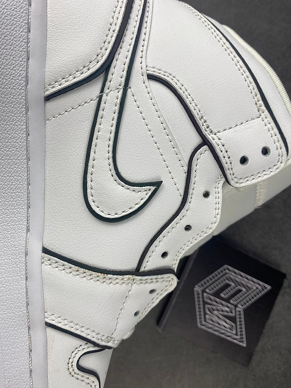 Air Jordan 1 Mid Iridescent Reflective White - DRIP DOS ARTISTAS
