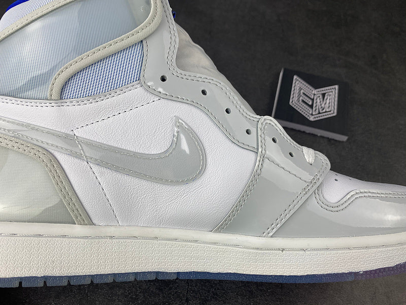 Air Jordan 1 Retro High Zoom White Racer Blue - DRIP DOS ARTISTAS