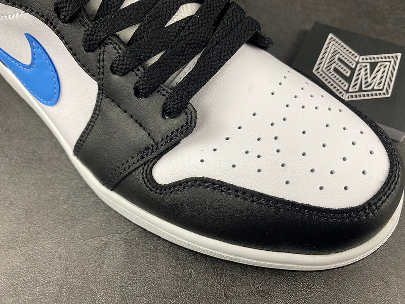 Jordan 1 Low Black University Blue White (W) - DRIP DOS ARTISTAS