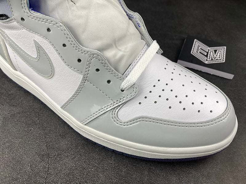 Air Jordan 1 Retro High Zoom White Racer Blue - DRIP DOS ARTISTAS