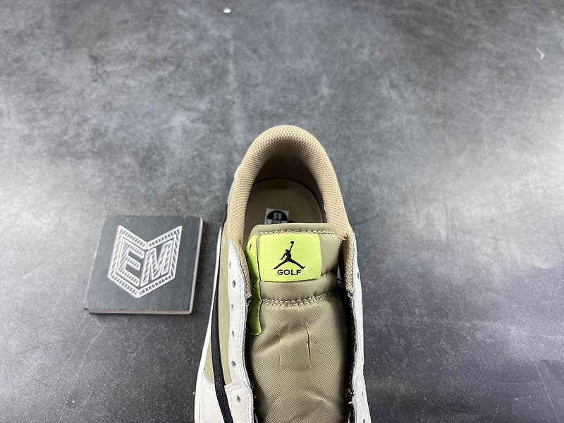 Jordan 1 Retro Low Golf Travis Scott Neutral Olive - DRIP DOS ARTISTAS