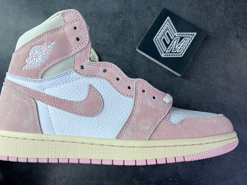 Air Jordan 1 Retro High OG Washed Pink (Women's) - DRIP DOS ARTISTAS