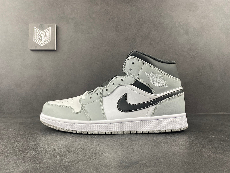 Air Jordan 1 Mid Light Smoke Grey Anthracite - DRIP DOS ARTISTAS