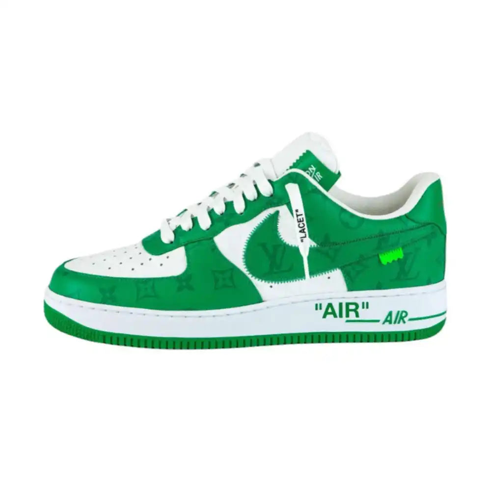 LV x nike air force 1 green - DRIP DOS ARTISTAS