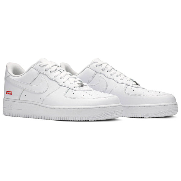 Supreme x Nike Air Force 1 Low Box Logo White - DRIP DOS ARTISTAS