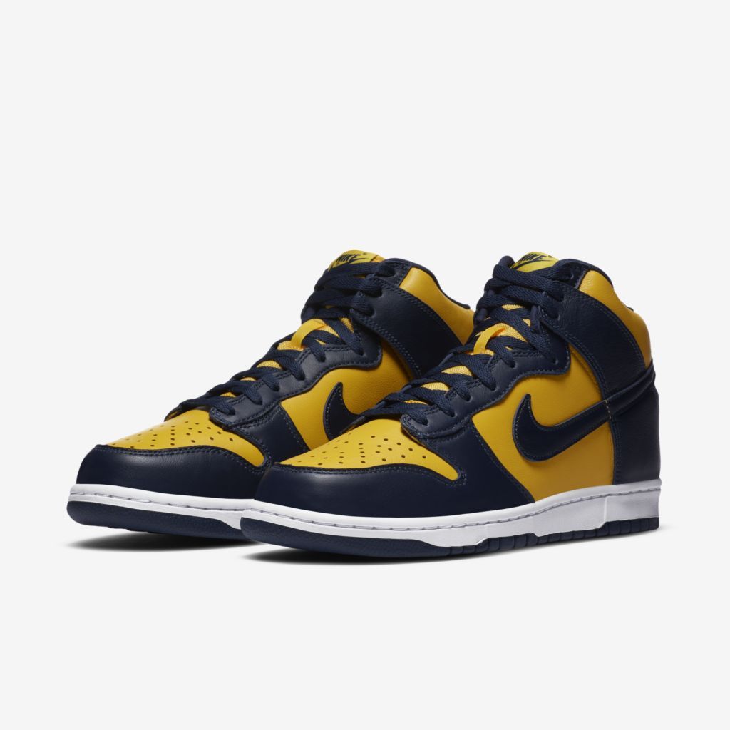 Nike Dunk High Michigan Maize & Blue - DRIP DOS ARTISTAS