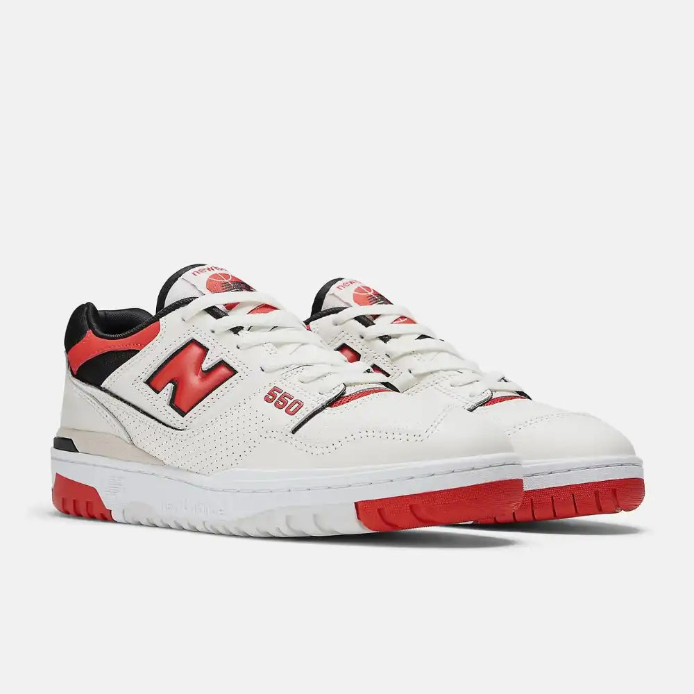 New Balance 550 Sea Salt True Red - DRIP DOS ARTISTAS