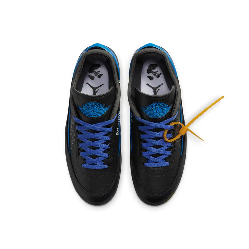 Off-White x Air Jordan 2 Low SP Black Royal - DRIP DOS ARTISTAS