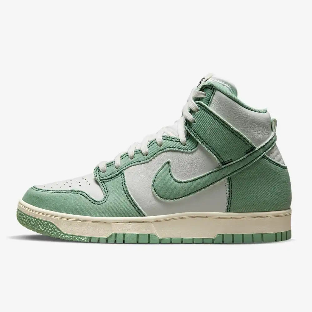 Nike Dunk High 1985 Green Denim - DRIP DOS ARTISTAS