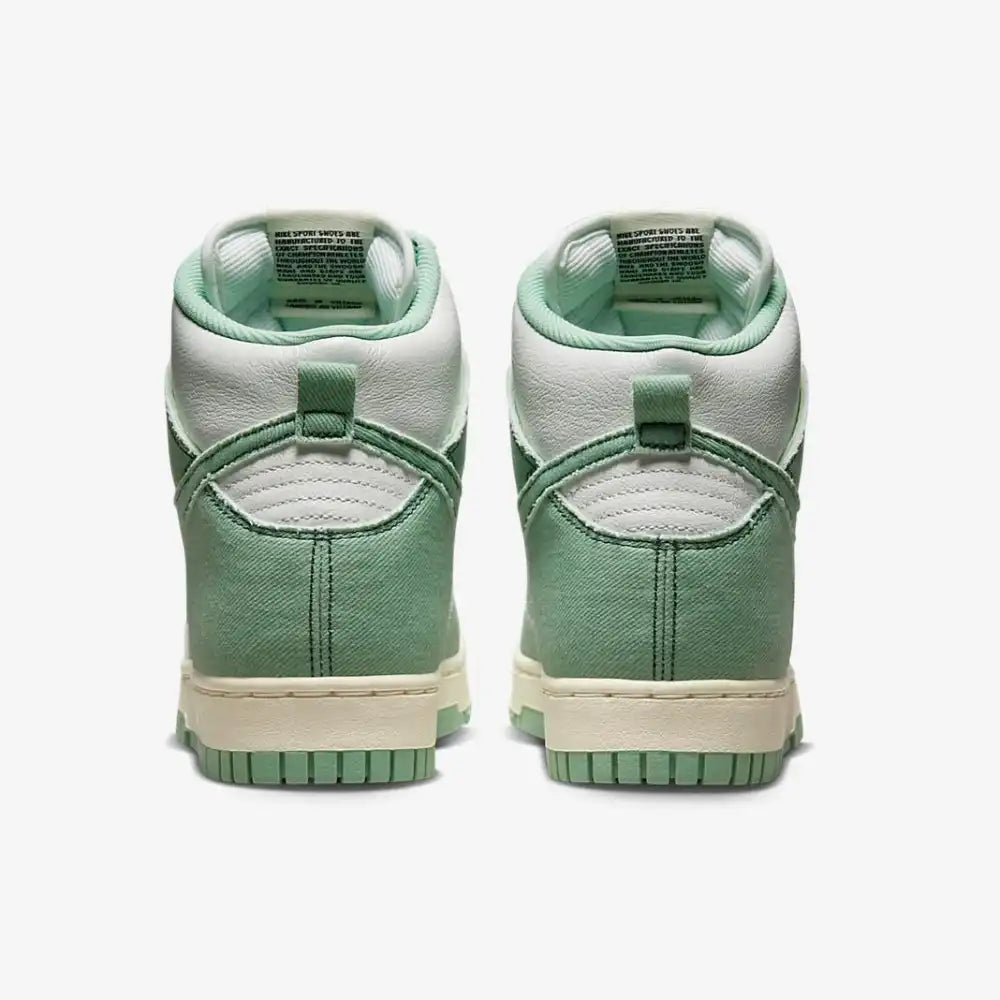 Nike Dunk High 1985 Green Denim - DRIP DOS ARTISTAS