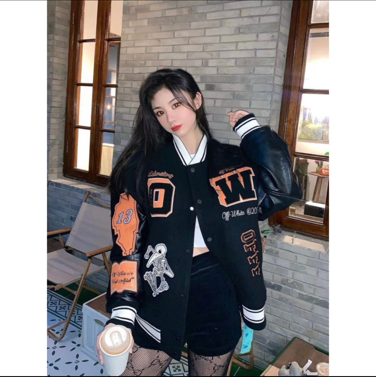 JAQUETA OFF WHITE - DRIP DOS ARTISTAS