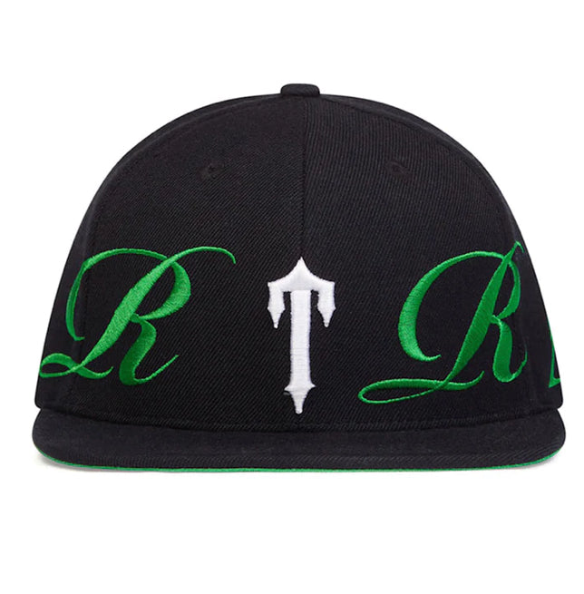 Trapstar Script Fitted Cap Black/Green