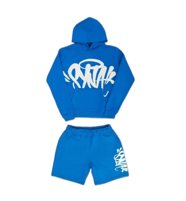 Conjunto Team Syna Hood Twinset Blue