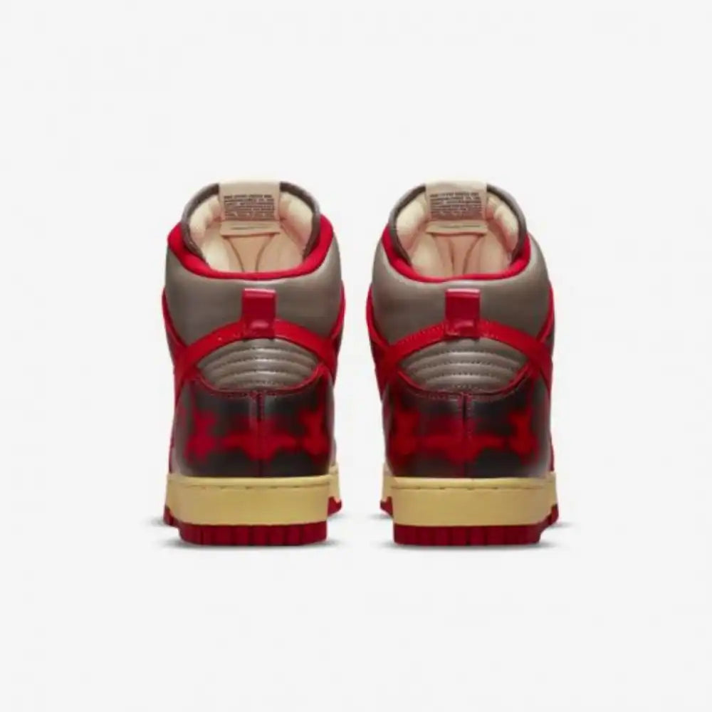 Nike Dunk High 1985 Red Acid Wash - DRIP DOS ARTISTAS 