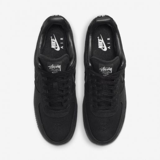 Stussy x Nike Air Force 1 Triple Black - DRIP DOS ARTISTAS 
