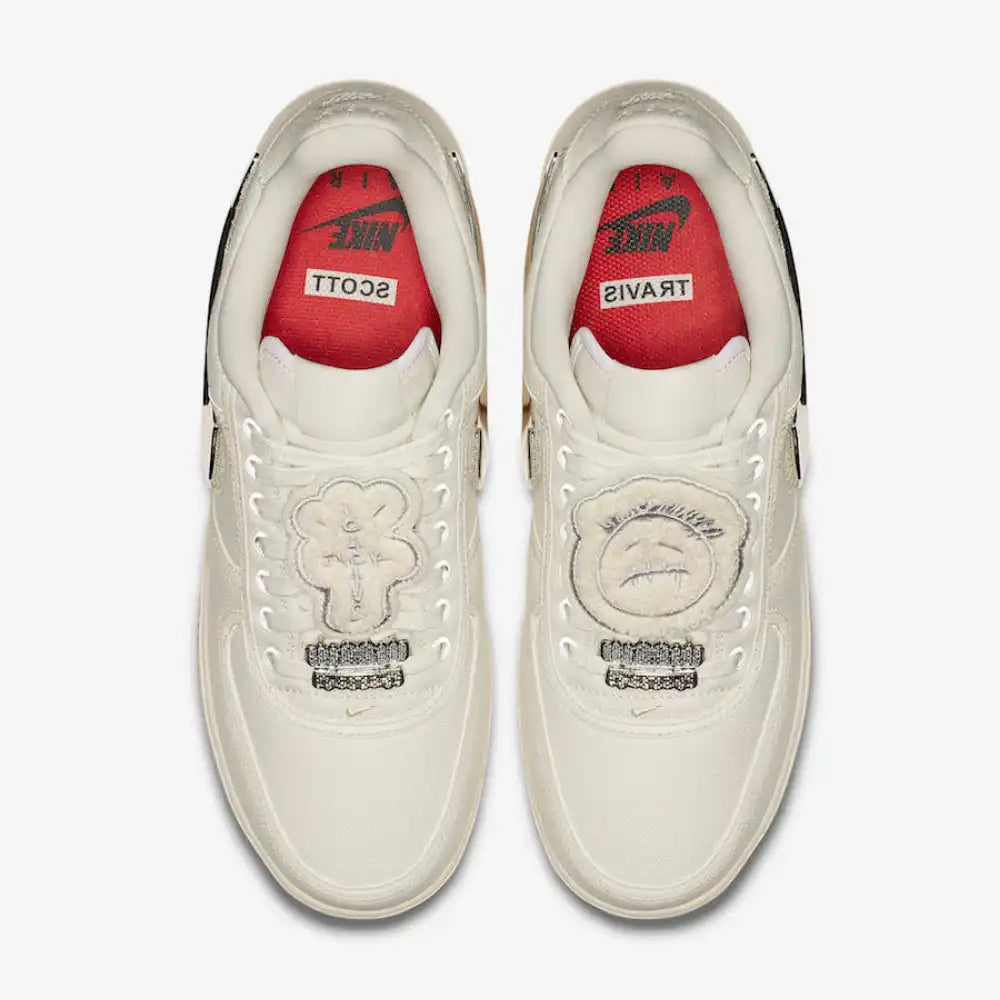 Travis Scott x Nike Air Force 1 Sail - DRIP DOS ARTISTAS 
