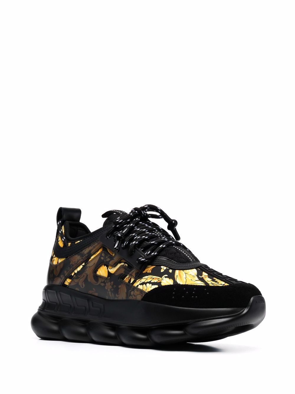 Versace Tênis Chain Reaction Com Solado Chunky - DRIP DOS ARTISTAS 