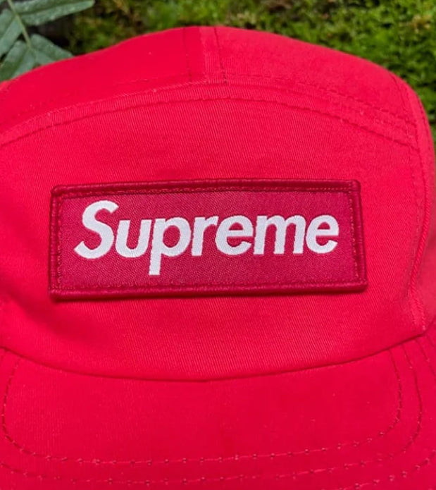 Boné Supreme Military Camp Red