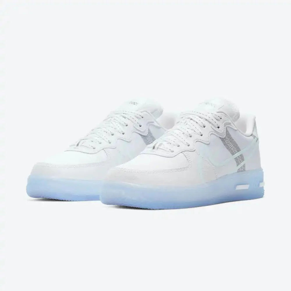 Nike Air Force 1 React Light Bone - DRIP DOS ARTISTAS 