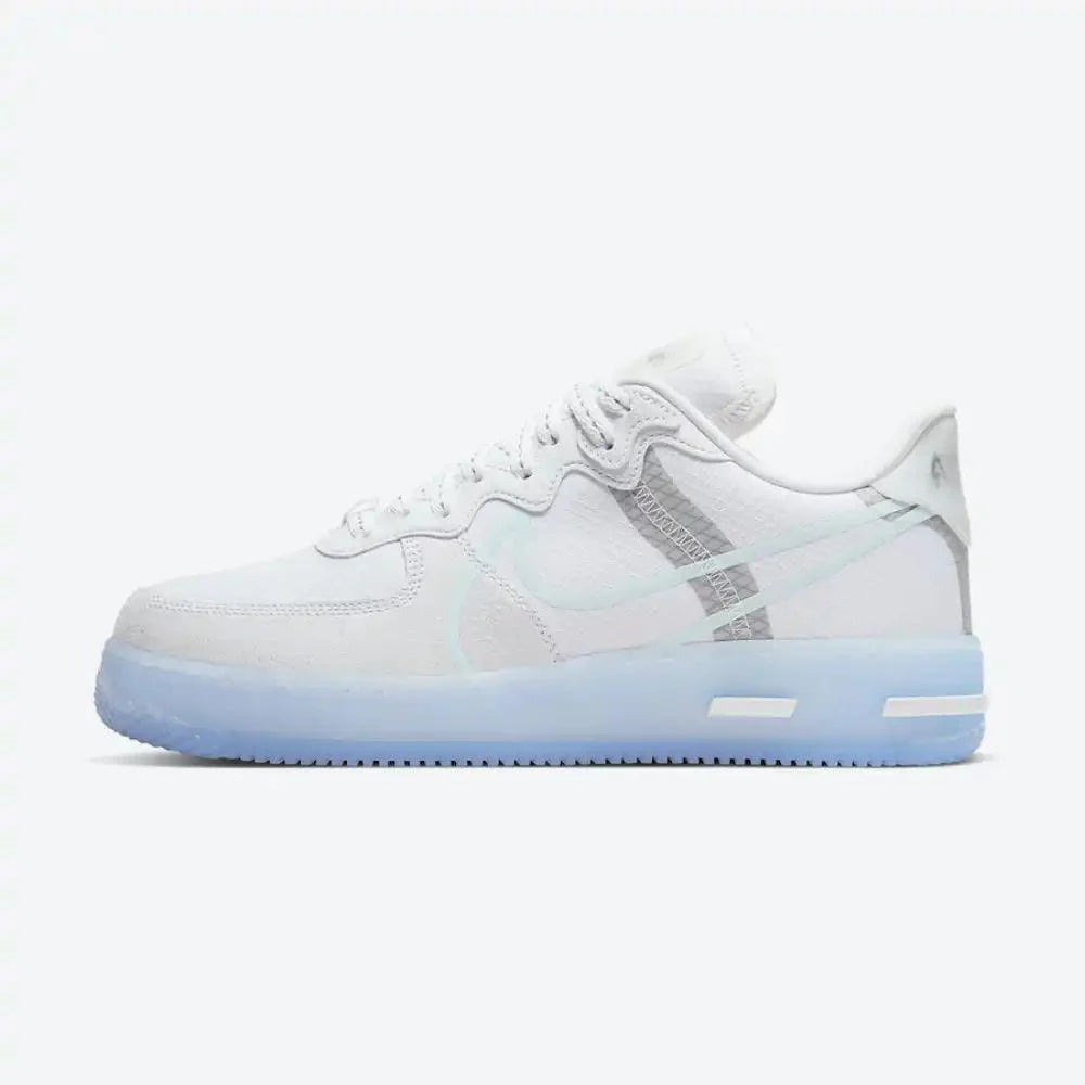 Nike Air Force 1 React Light Bone - DRIP DOS ARTISTAS 