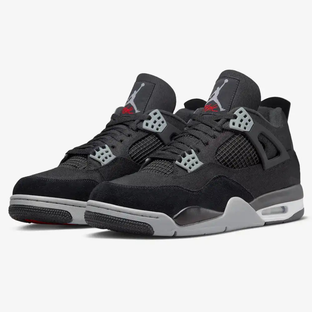 Air Jordan 4 SE Black Canvas - DRIP DOS ARTISTAS 