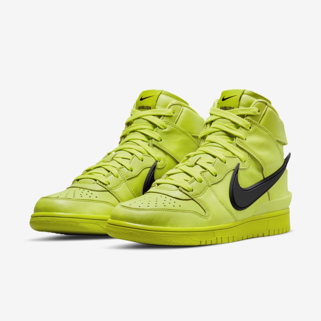 Ambush x Nike Dunk High Flash Lime - DRIP DOS ARTISTAS 