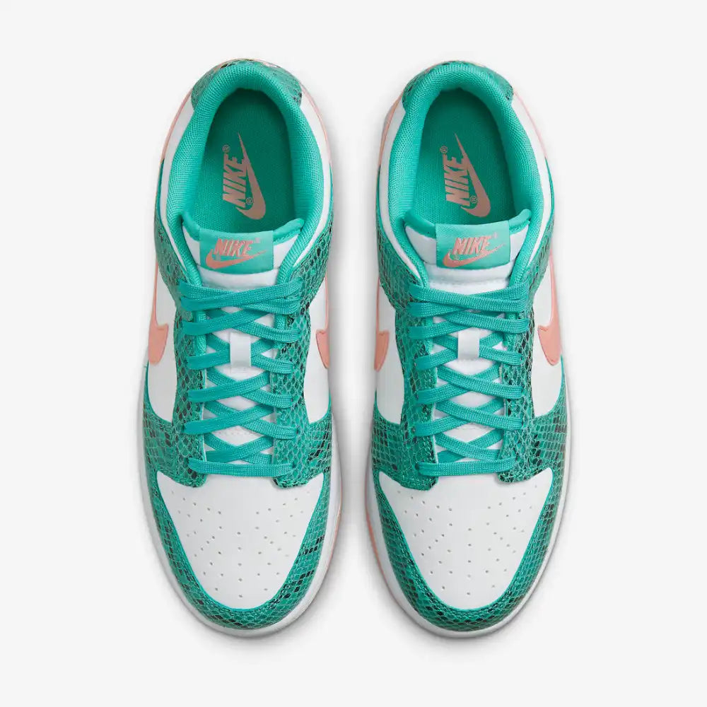Nike Dunk Low Washed Teal Snakeskin - DRIP DOS ARTISTAS 