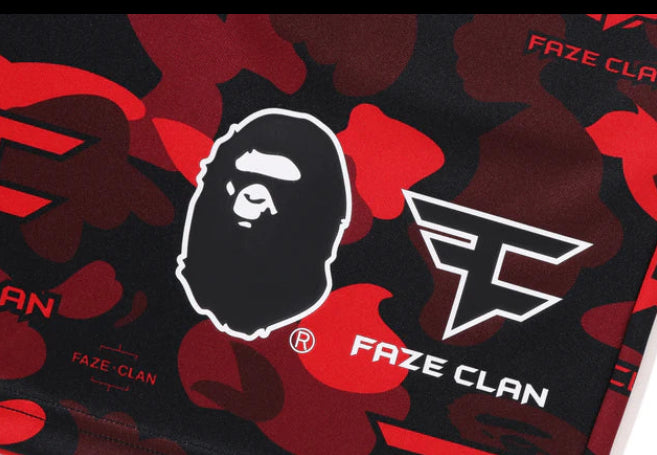 Shorts BAPE x Faze Clan