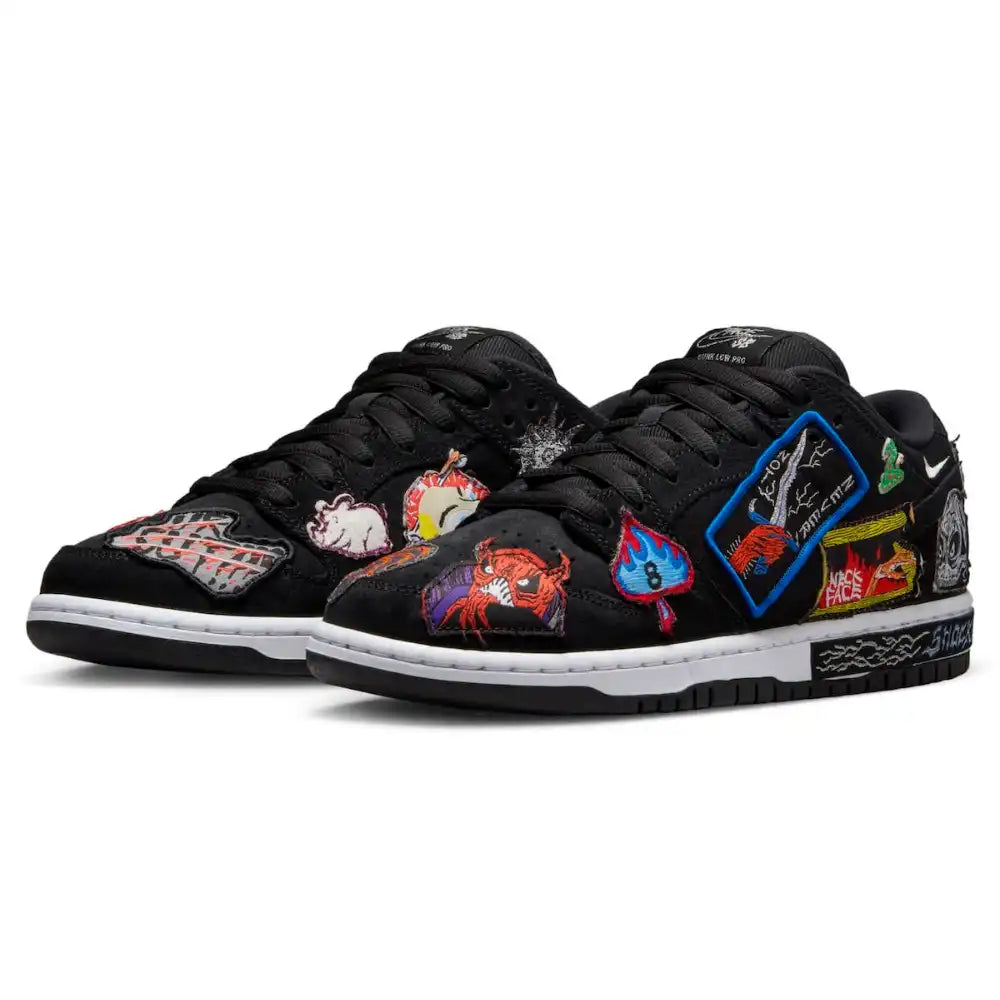 Neckface x Nike SB Dunk Low Pro Black - DRIP DOS ARTISTAS 
