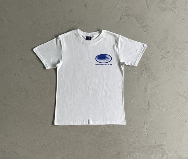 Camiseta Corteiz Rally VinyIz White/ Black