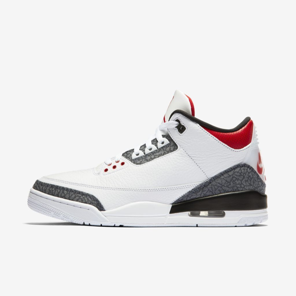 Air Jordan 3 Denim Fire Red - DRIP DOS ARTISTAS 