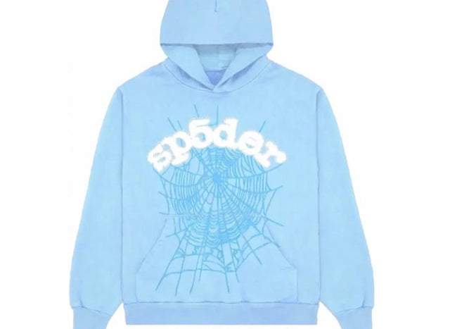 Moletom Sp5der Web Sky Blue