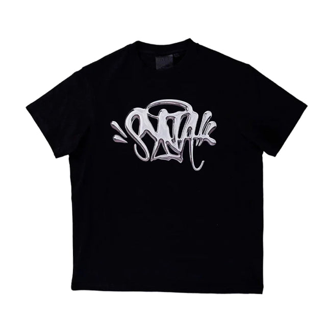 Camiseta Synaworld 'Syna Logo' Tee Black/Silver