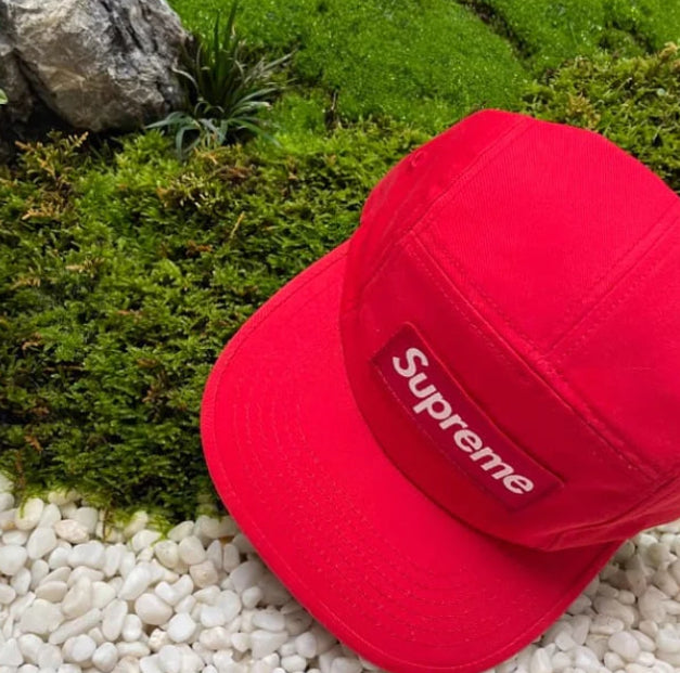 Boné Supreme Military Camp Red