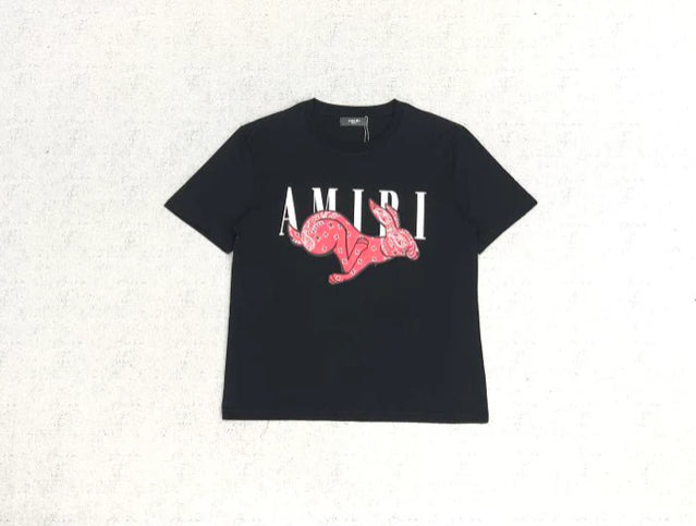 Camiseta Amiri Rabbit Logo Black