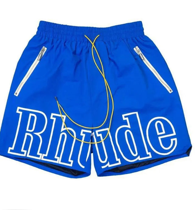 Rhude RH Logo Shorts Blue