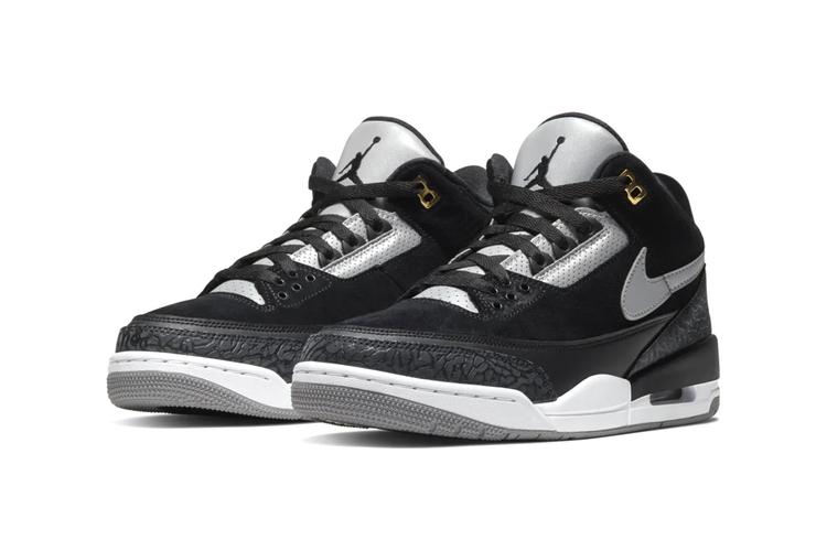 Air Jordan 3 Tinker Black Cement Gold - DRIP DOS ARTISTAS 