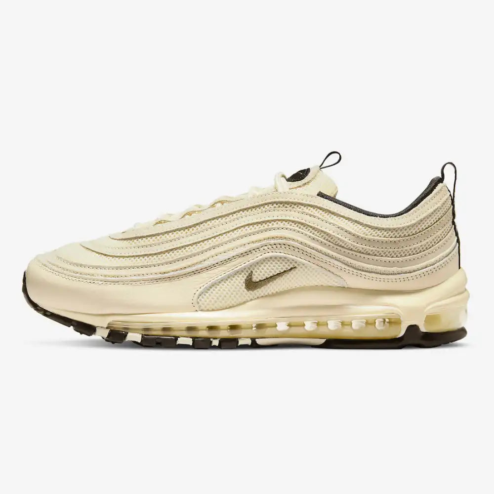 Nike Air Max 97 Coconut Milk and Black - DRIP DOS ARTISTAS 