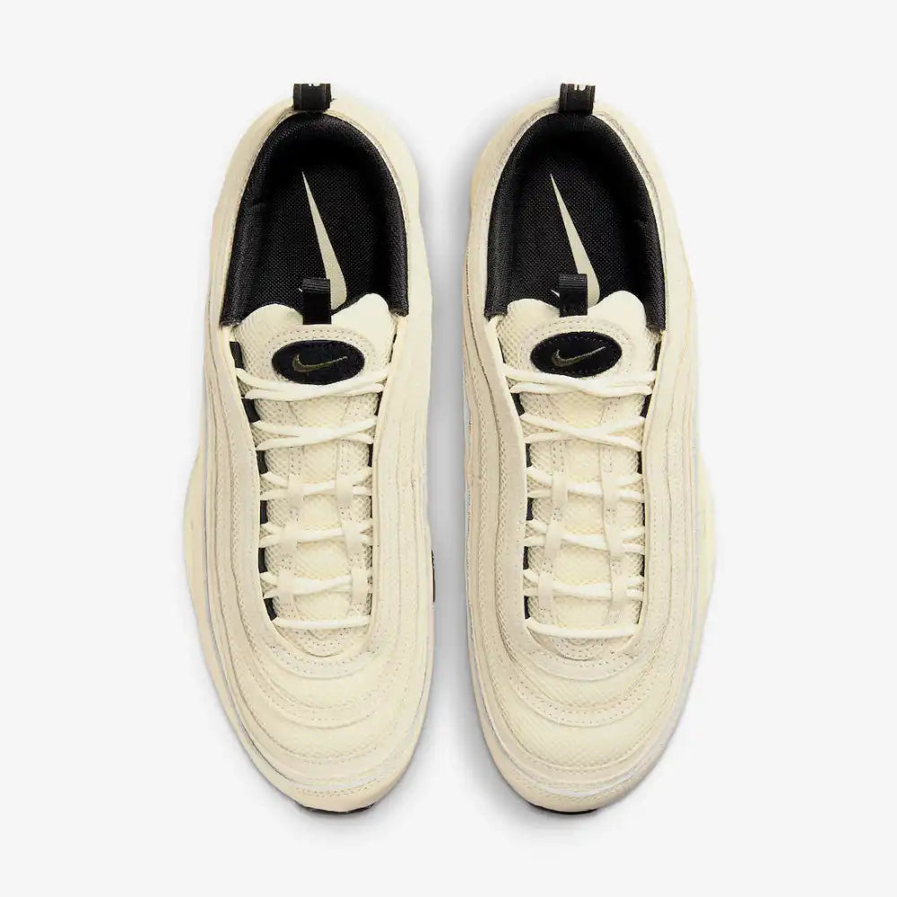 Nike Air Max 97 Coconut Milk and Black - DRIP DOS ARTISTAS 
