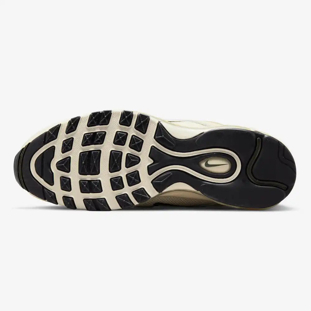 Nike Air Max 97 Coconut Milk and Black - DRIP DOS ARTISTAS 
