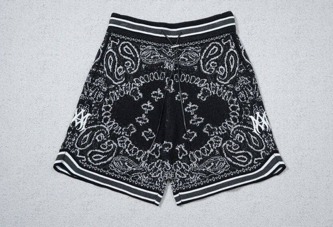Amiri Bandana Crochet Basketball Shorts
