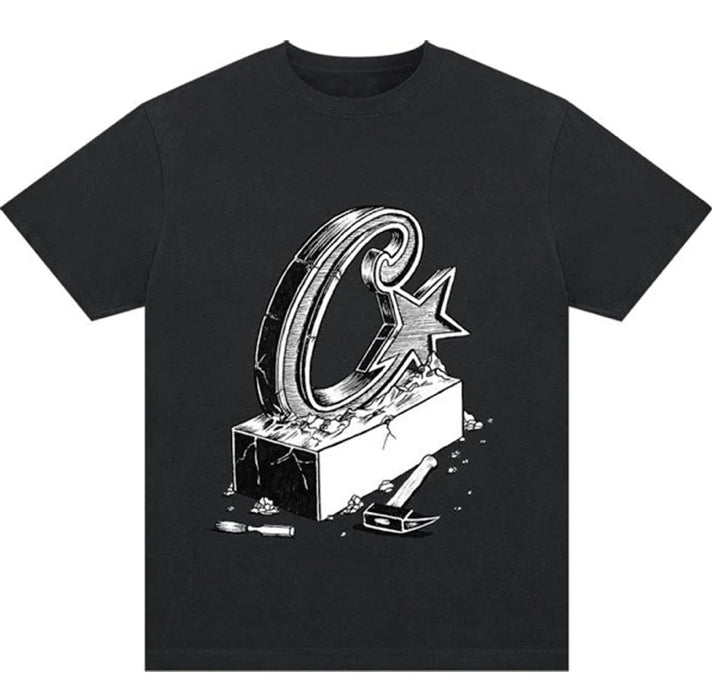 Camiseta Corteiz Chisel Black